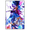 Xxl Wandbild Fluid Art Floral Hochformat Produktvorschau Frontal