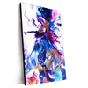 Xxl Wandbild Fluid Art Floral Hochformat Produktvorschau Seitlich