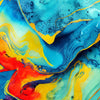 Xxl Wandbild Fluid Art Floral No 2 Quadrat Motivvorschau