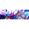 Xxl Wandbild Fluid Art Floral Panorama Motivvorschau
