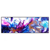 Xxl Wandbild Fluid Art Floral Panorama Produktvorschau Frontal
