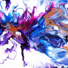 Xxl Wandbild Fluid Art Floral Quadrat Motivvorschau