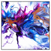 Xxl Wandbild Fluid Art Floral Quadrat Produktvorschau Frontal