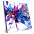 Xxl Wandbild Fluid Art Floral Quadrat Produktvorschau Seitlich