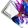 Xxl Wandbild Fluid Art Floral Querformat Materialvorschau