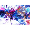 Xxl Wandbild Fluid Art Floral Querformat Motivvorschau
