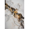 Xxl Wandbild Fluid Art Gold Hochformat Motivvorschau