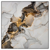 Xxl Wandbild Fluid Art Gold Quadrat Produktvorschau Frontal