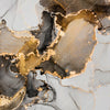 Xxl Wandbild Fluid Art Gold Querformat Zoom