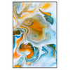 Xxl Wandbild Fluid Art Lagune Hochformat Produktvorschau Frontal