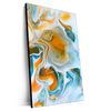 Xxl Wandbild Fluid Art Lagune Hochformat Produktvorschau Seitlich