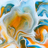 Xxl Wandbild Fluid Art Lagune Quadrat Motivvorschau