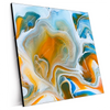 Xxl Wandbild Fluid Art Lagune Quadrat Produktvorschau Seitlich