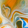 Xxl Wandbild Fluid Art Lagune Quadrat Zoom