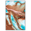 Xxl Wandbild Fluid Art Sandbank Hochformat Produktvorschau Frontal