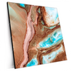 Xxl Wandbild Fluid Art Sandbank Quadrat Produktvorschau Seitlich