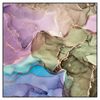 Xxl Wandbild Fluid Art Summertime Quadrat Produktvorschau Frontal