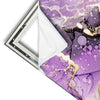 Xxl Wandbild Fluid Art Violett Hochformat Materialvorschau