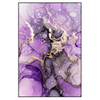 Xxl Wandbild Fluid Art Violett Hochformat Produktvorschau Frontal