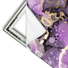 Xxl Wandbild Fluid Art Violett Quadrat Materialvorschau