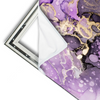 Xxl Wandbild Fluid Art Violett Querformat Materialvorschau