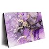 Xxl Wandbild Fluid Art Violett Querformat Produktvorschau Seitlich