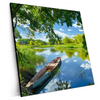Xxl Wandbild Flusslandschaft Quadrat Produktvorschau Seitlich
