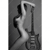 Xxl Wandbild Frau Gitarre Hochformat Motivvorschau