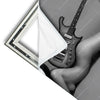 Xxl Wandbild Frau Gitarre No 2 Quadrat Materialvorschau