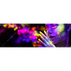 Xxl Wandbild Frau Im Neonlicht Panorama Motivvorschau