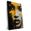Xxl Wandbild Frau Mit Goldfarbe Hochformat Produktvorschau Seitlich