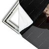 Xxl Wandbild Frau Mit Hut Rose Hochformat Materialvorschau