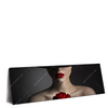 Xxl Wandbild Frau Mit Hut Rose Panorama Produktvorschau Seitlich