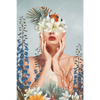 Xxl Wandbild Frauenportrait Mit Blumen Hochformat Motivvorschau