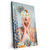 Xxl Wandbild Frauenportrait Mit Blumen Hochformat Produktvorschau Seitlich