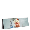 Xxl Wandbild Frauenportrait Mit Blumen Panorama Produktvorschau Seitlich