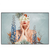 Xxl Wandbild Frauenportrait Mit Blumen Querformat Produktvorschau Frontal
