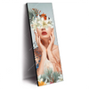 Xxl Wandbild Frauenportrait Mit Blumen Schmal Produktvorschau Seitlich
