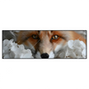 Xxl Wandbild Friedlicher Fuchs Und Blumen Panorama Produktvorschau Frontal