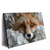 Xxl Wandbild Friedlicher Fuchs Und Blumen Querformat Produktvorschau Seitlich