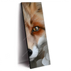 Xxl Wandbild Friedlicher Fuchs Und Blumen Schmal Produktvorschau Seitlich