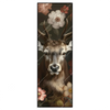 Xxl Wandbild Friedlicher Hirsch Und Blueten Schmal Produktvorschau Frontal