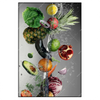 Xxl Wandbild Frische Gemuese Explosion Hochformat Produktvorschau Frontal