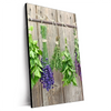 Xxl Wandbild Frische Kraeuter An Holzstange Hochformat Produktvorschau Seitlich