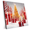 Xxl Wandbild Froehliche Weihnachten Quadrat Produktvorschau Seitlich