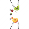 Xxl Wandbild Fruechte Auf Gabeln Schmal Motivvorschau