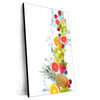 Xxl Wandbild Fruechte In Spritzwasser Hochformat Produktvorschau Seitlich