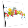 Xxl Wandbild Fruechte In Spritzwasser Quadrat Produktvorschau Seitlich