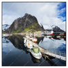 Xxl Wandbild Fruehling In Norwegen Quadrat Produktvorschau Frontal