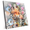 Xxl Wandbild Fuchs Blumen Quadrat Produktvorschau Seitlich